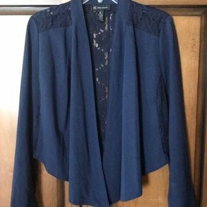 INC Lace Insert Jacket